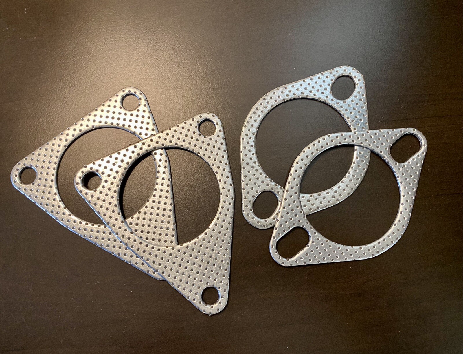 Front Exhaust 3 & 2 bolts Gaskets for Nissan 370Z G37 Q50 Q60 Q70 3.7L VQ37VHR