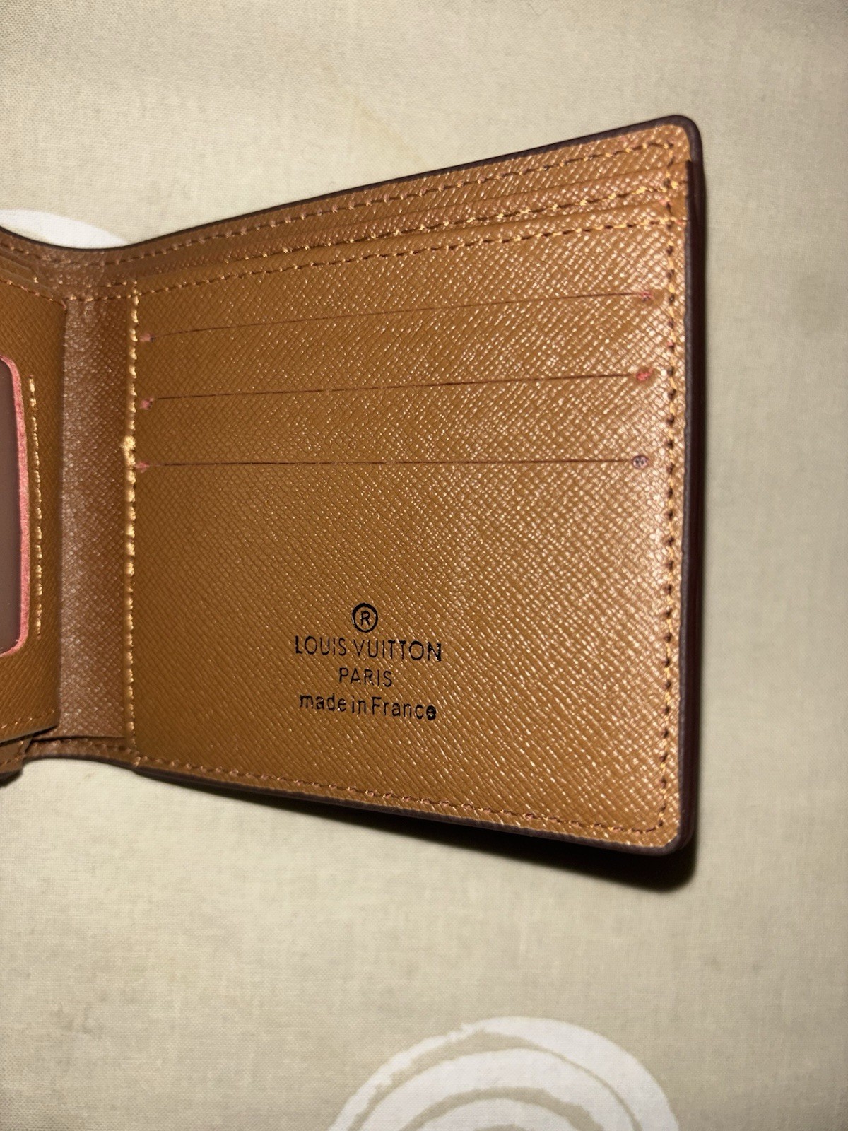Authentic louis vuitton Brown Bifold Wallet Monogram for men
