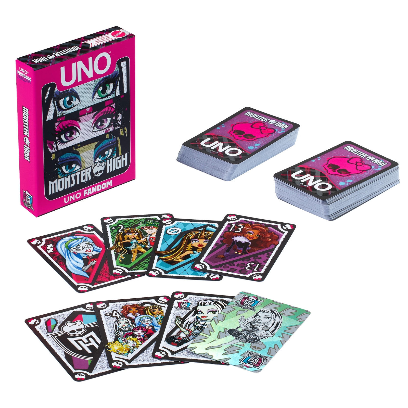 ✨ Monster High x UNO Fandom Game Deck Mattel ✨