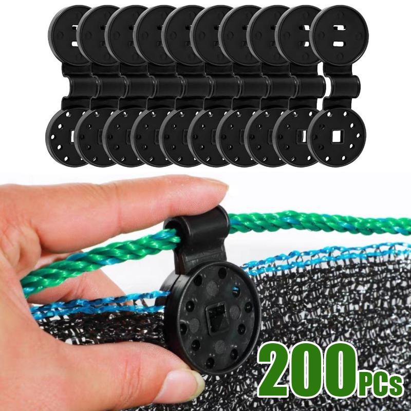 30~200pcs Shade Cloth Clips & Grommets for Garden Net Mesh Sunblock Covers