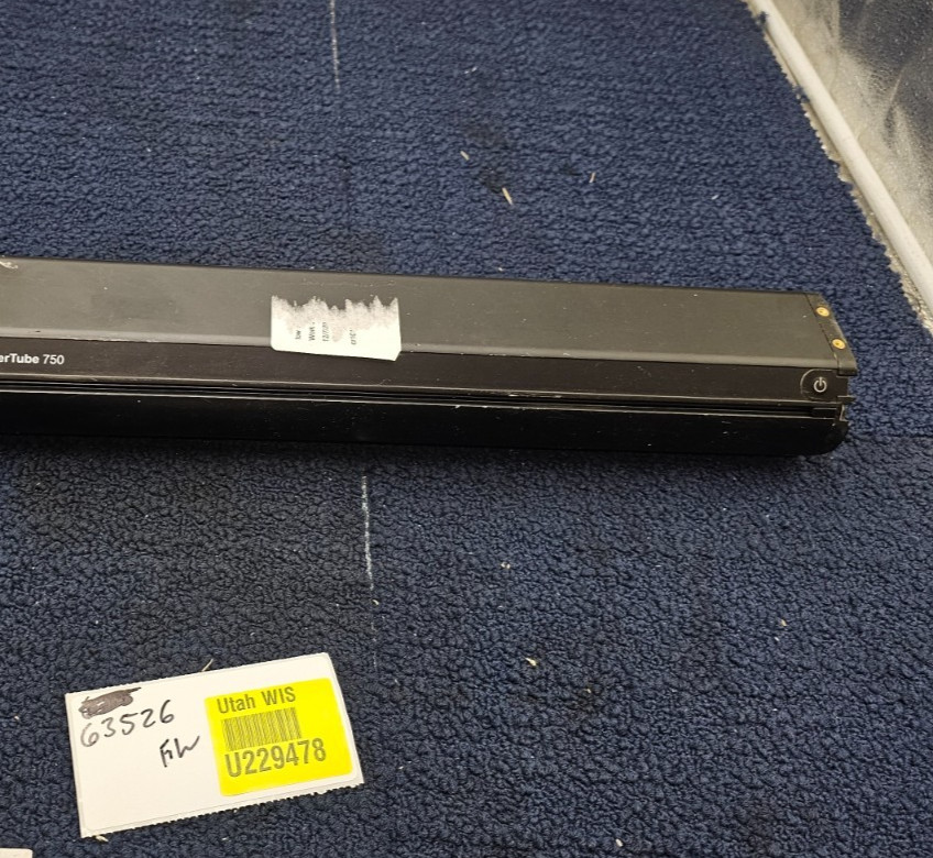 Bosch Powertube 750 Vertical Configuration Ebike Battery Replacement Black