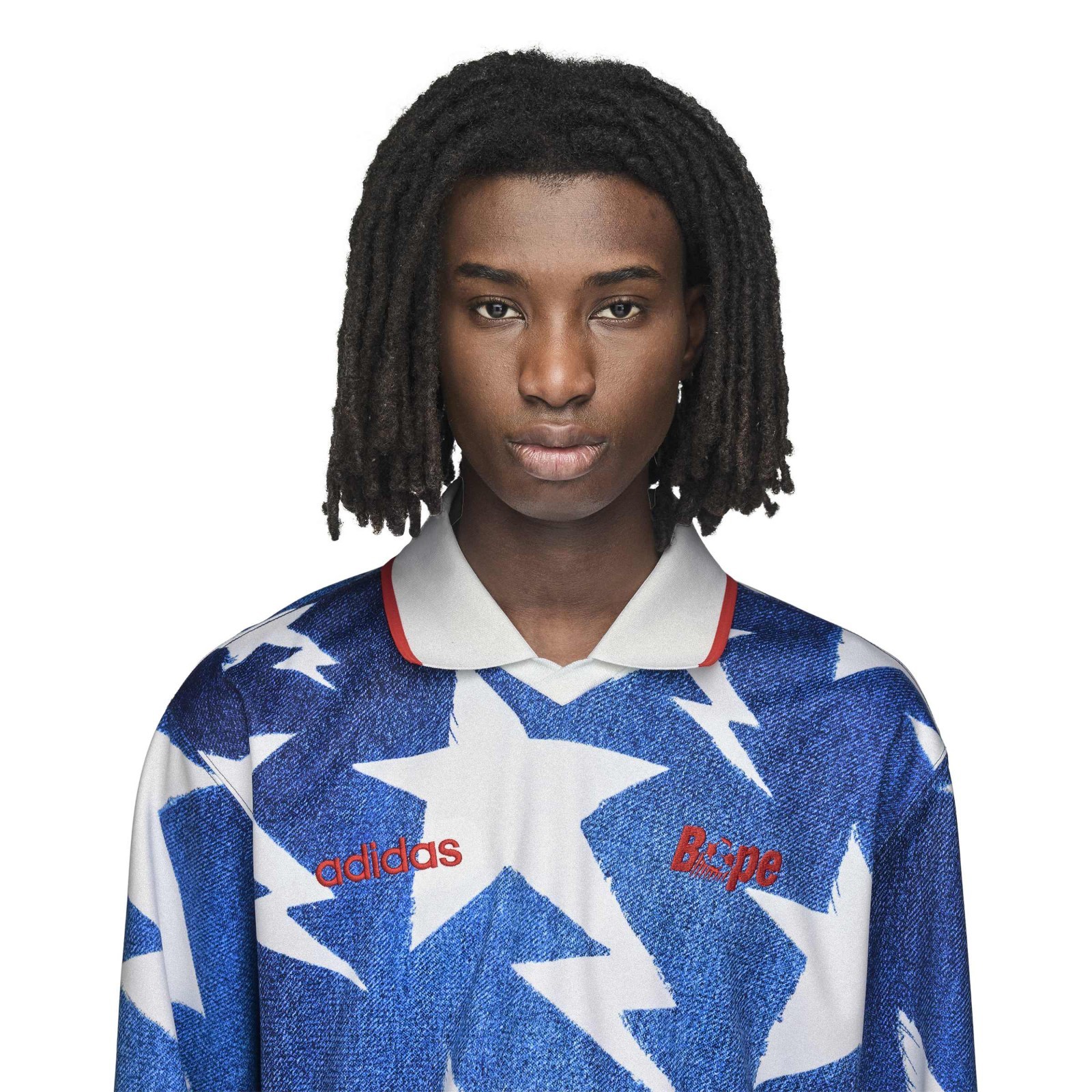 Adidas Originals x Bape (Medium Blue Denim) LSL Star Jersey KF4913