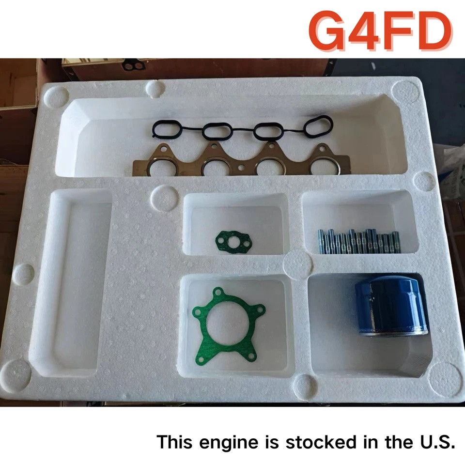 G4FD 1.6L Engine Assey Long Block GAS For Hyundai Tucson Kia Rio Soul 2012-2019