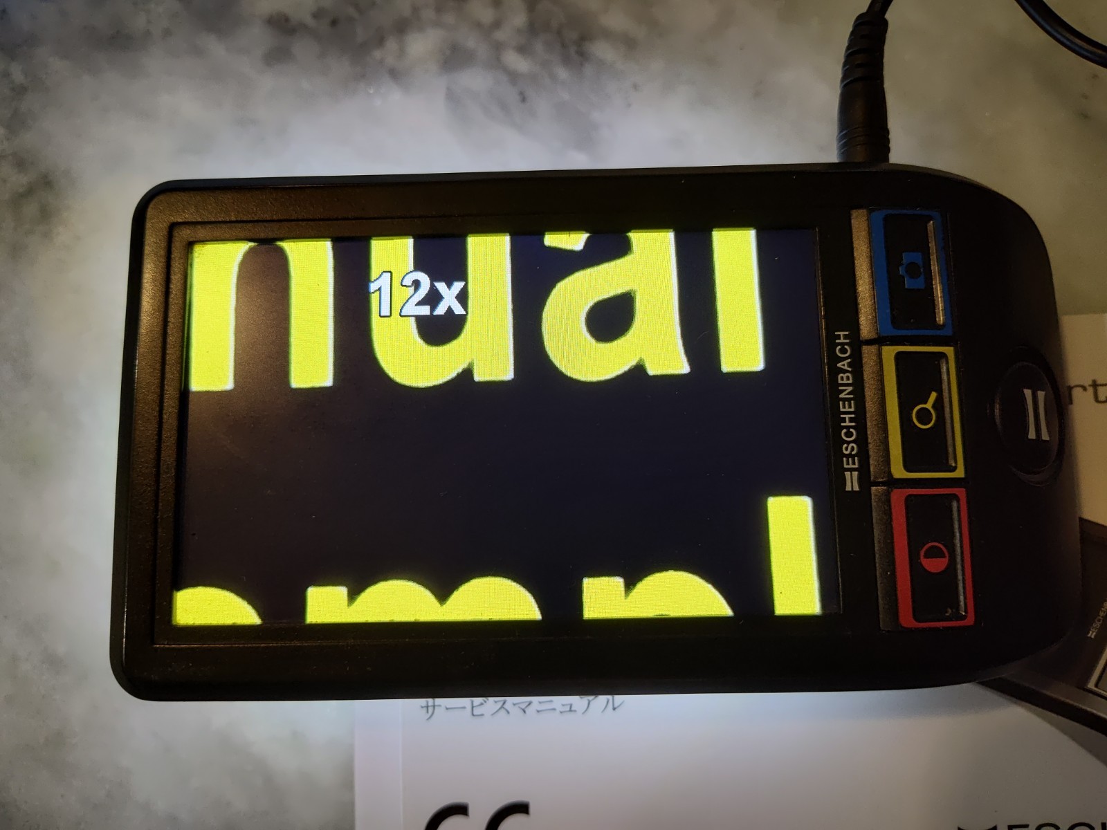 ESCHENBACH SmartLux Digital Portable Magnifier HD 165011 + Charger *Bad Battery*