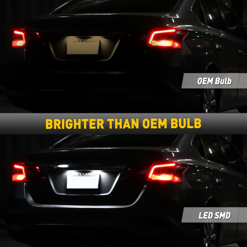 AUXITO LED License Light Plate Tag Lamp For Nissan Altima Maxima Rogue Sentra