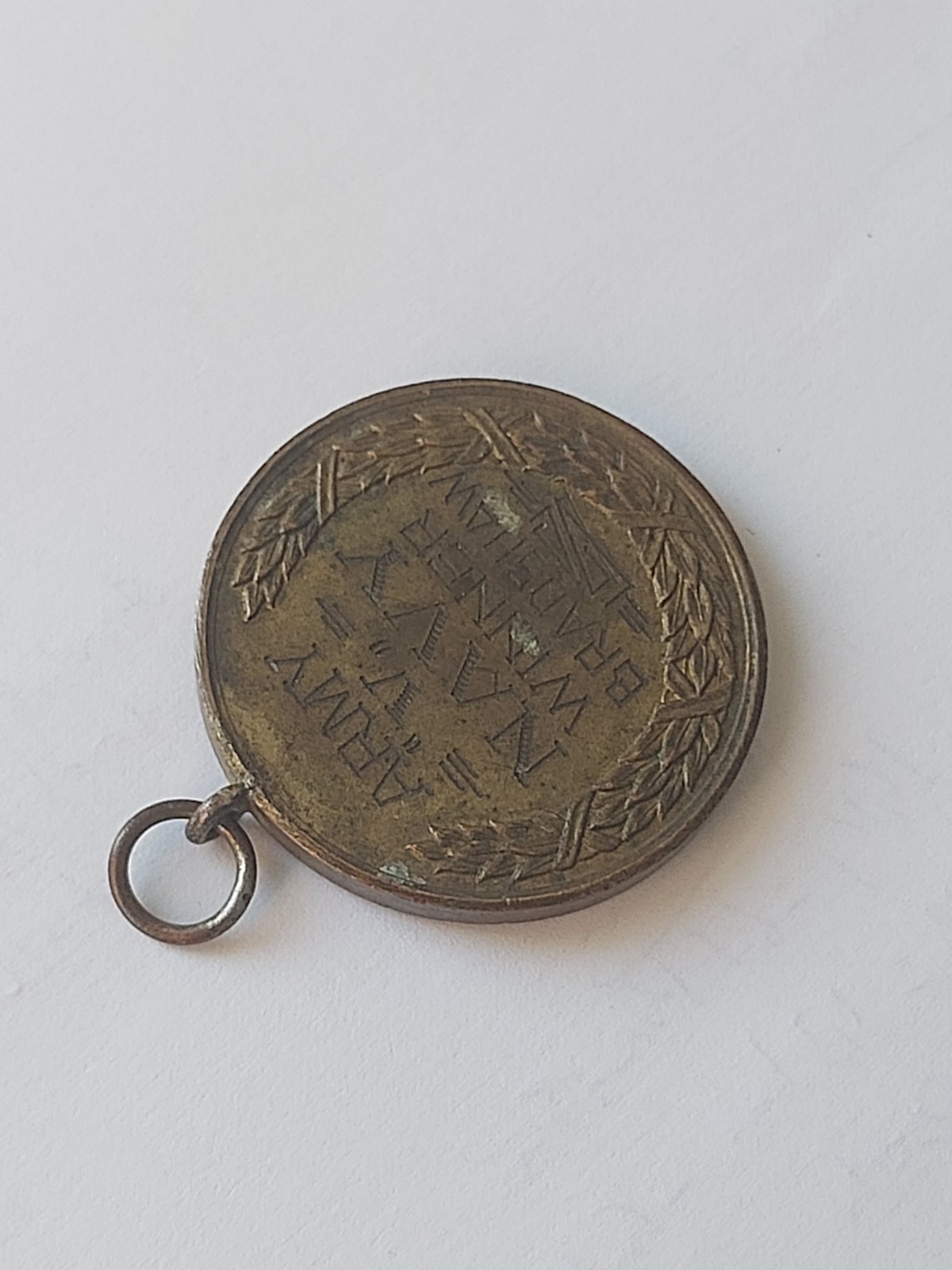 Vintage BRITISH ARMY v NAVY Boxing Winners MEDAL Pugilist