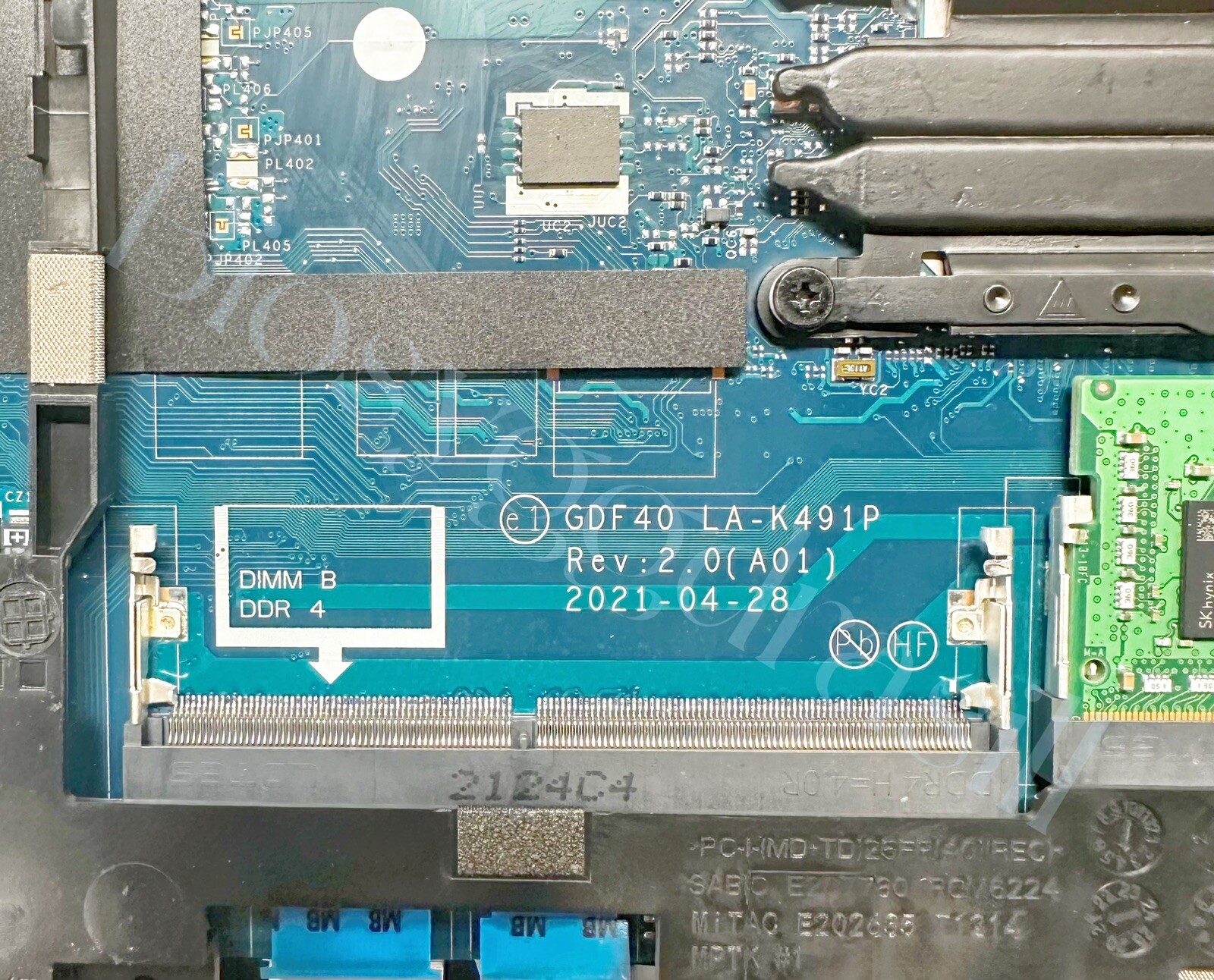 DELL LATITUDE 5420, ADMIN BIOS PASSWORD UNLOCK CHIP LA-K491P 3P5X2 PREPROGRAMMED