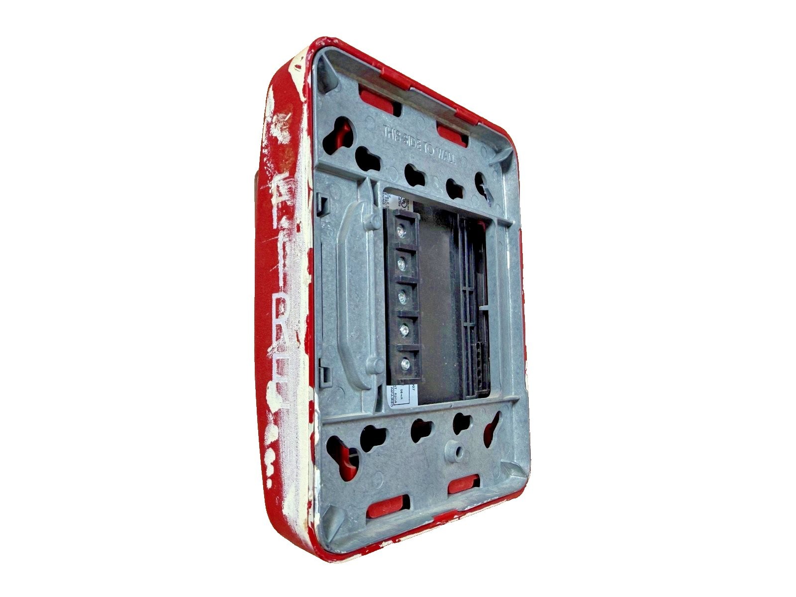 Gentex GEC24-15/75WR Fire Alarm Horn Strobe Wall Red w/ Mounting Plate