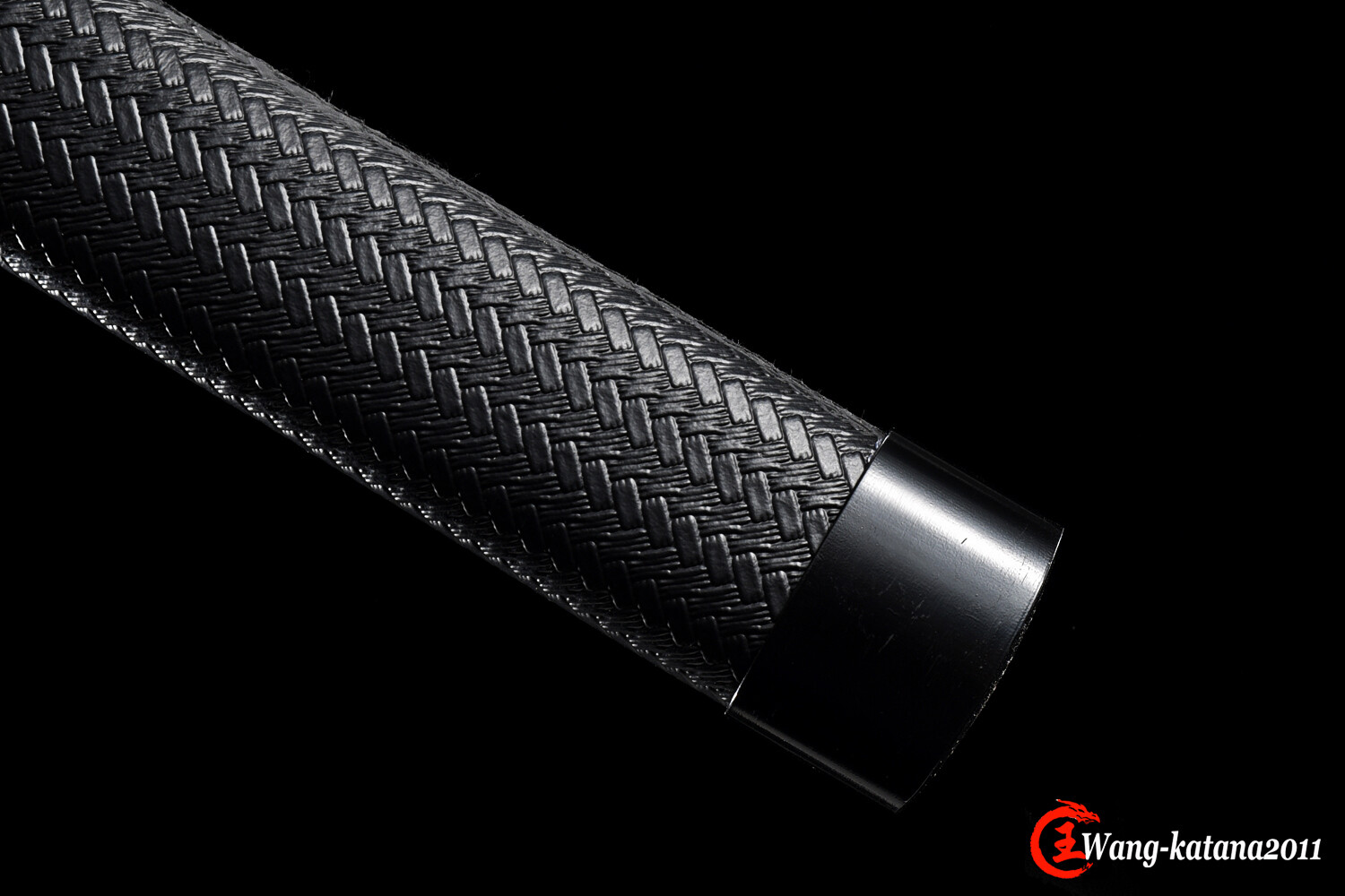 18''Tanto 9260 Steel Mini Katana Self-defence Japanese Samurai Black Short Sword