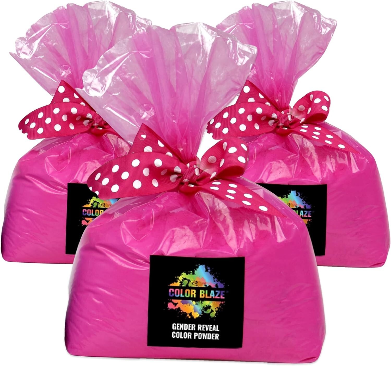 Color Blaze - 15lbs Pink Color Powder - Gender Reveal Baby Girl Color Run Holi