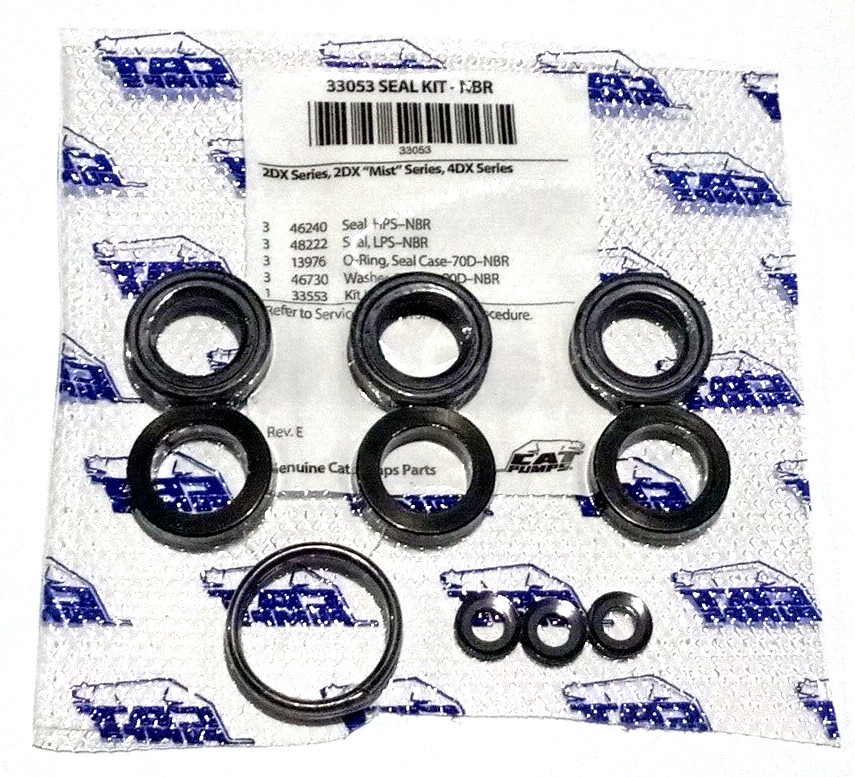 Cat Pump Seal  Kit #33053 Cat Pump 2DX Series, Cat Pump 2X, OEM Part