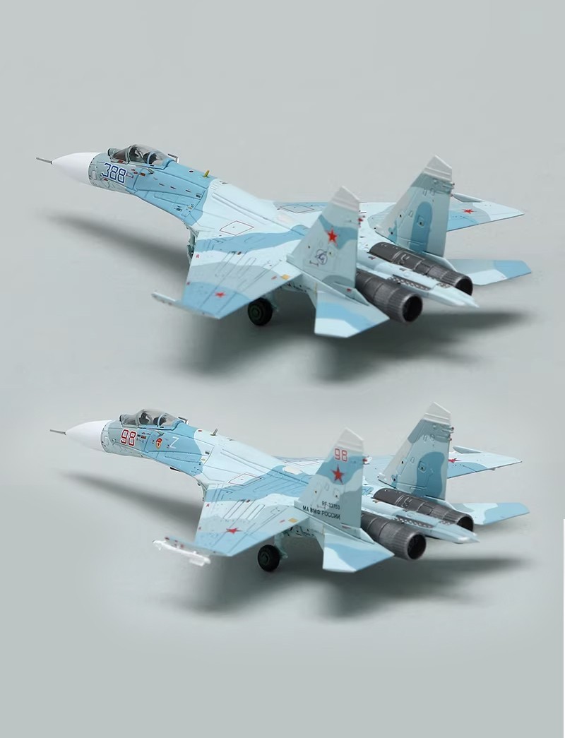 SQ Wings 1/200 Su-27 388 Blue"Pugachev's Cobra"& Su-27 98 Red Russian Fleet