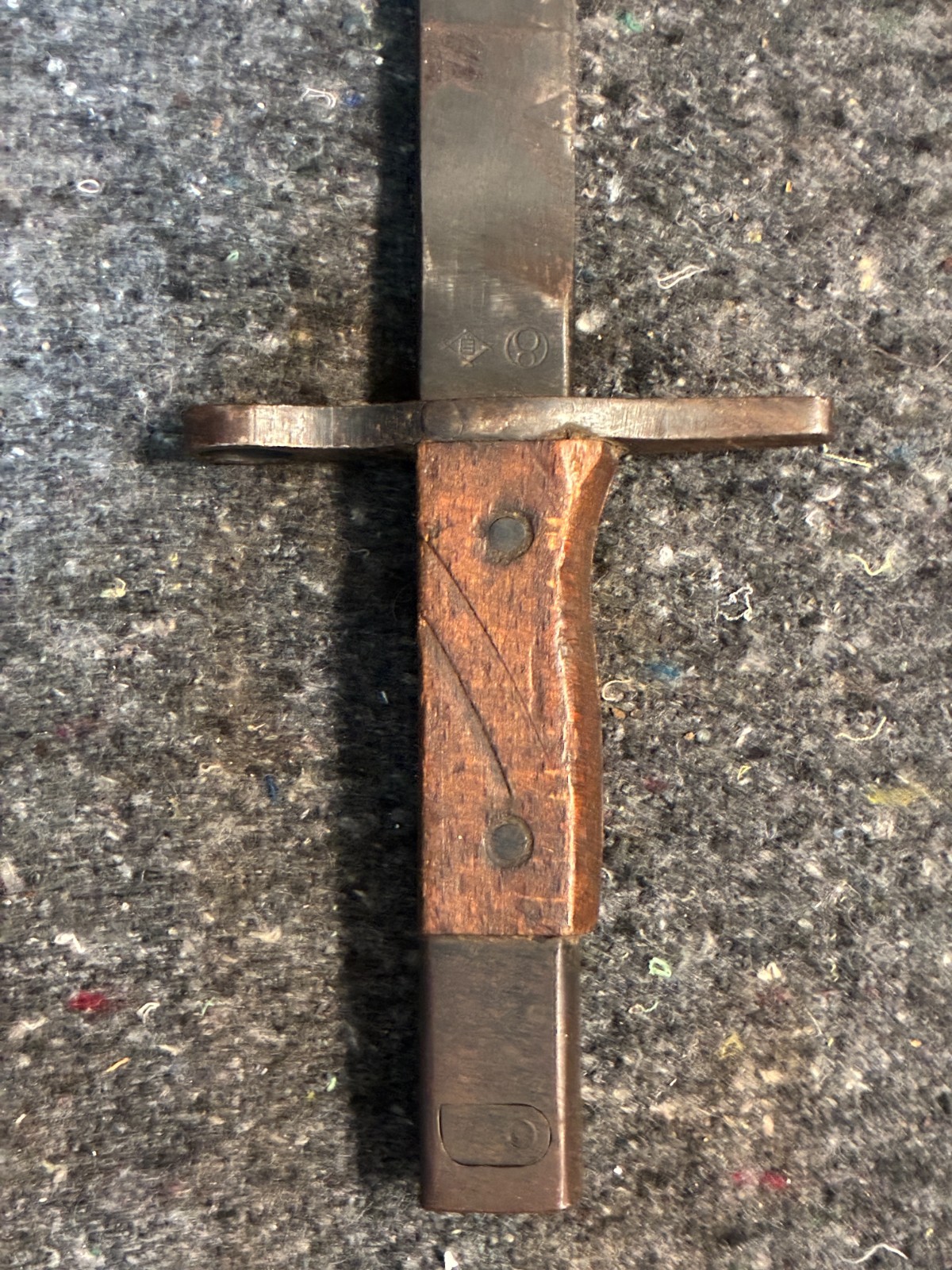 WW2 JAPANESE TYPE 30 ARISAKA BAYONET AND SCABBARD