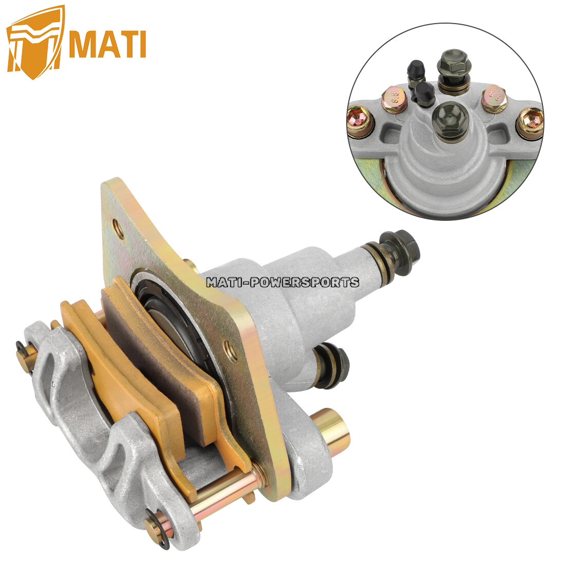 Rear Brake Caliper & Pads for Polaris Sportsman 500 4x4 HO EFI 2003-2009 ATV