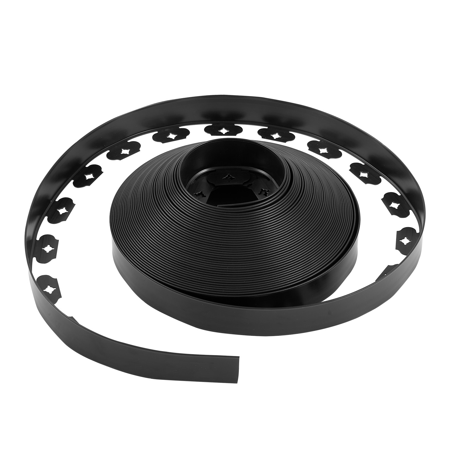 VEVOR Landscape Edging 100 ft x 1.5 in L-Shaped Plastic Garden Border No Dig