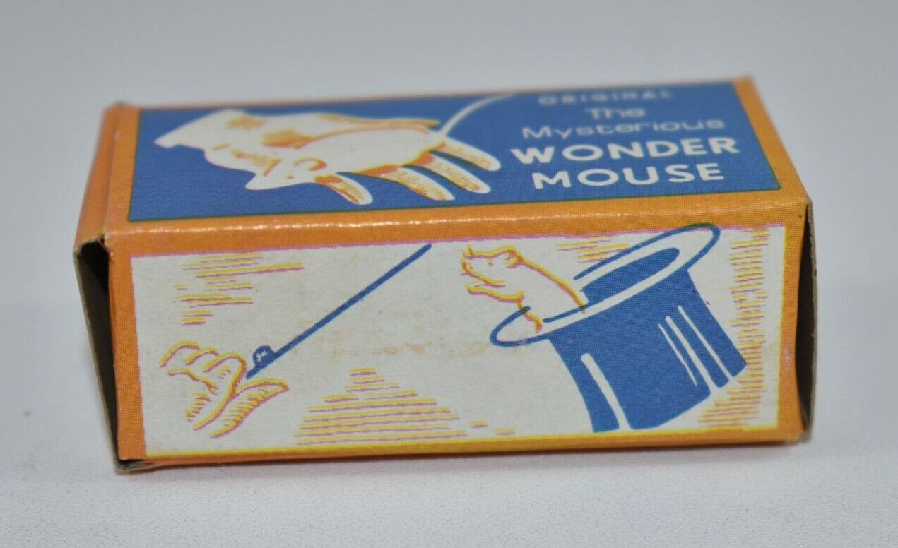Vintage The Mysterious Wonder Mouse Magic Trick Toy MIB NOS New Old Stock