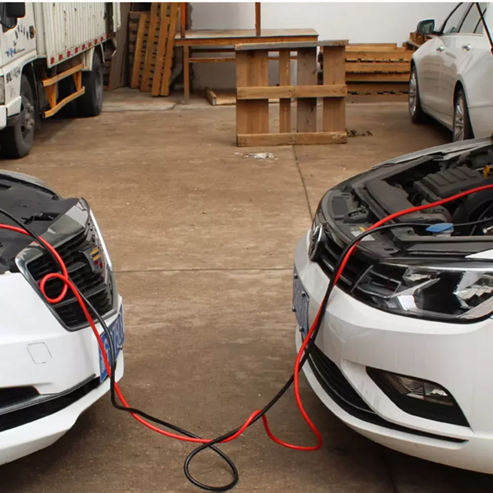 Heavy Duty Power Jumper Booster Cables Commercial Grade Battery 2 Gauge 800 AMP