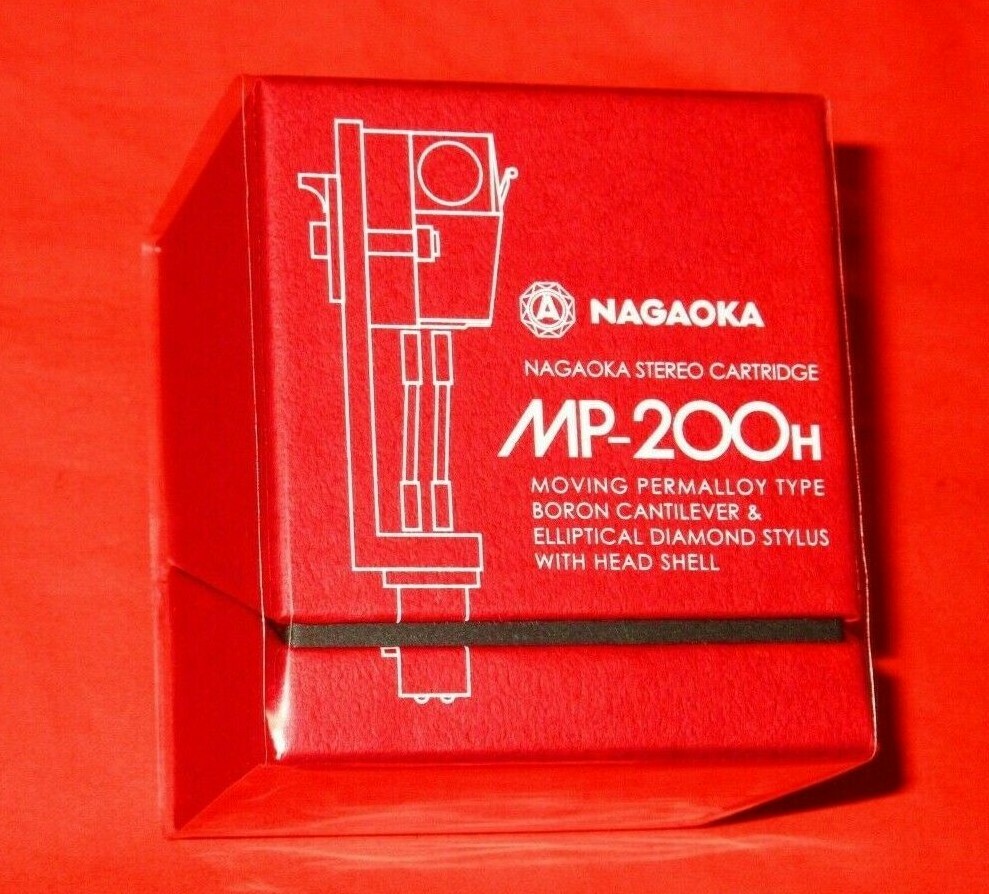 NAGAOKA MP-200H NEW MADE IN JAPAN CARTRIDGE + Headshell by AUTHORIZED DEALER