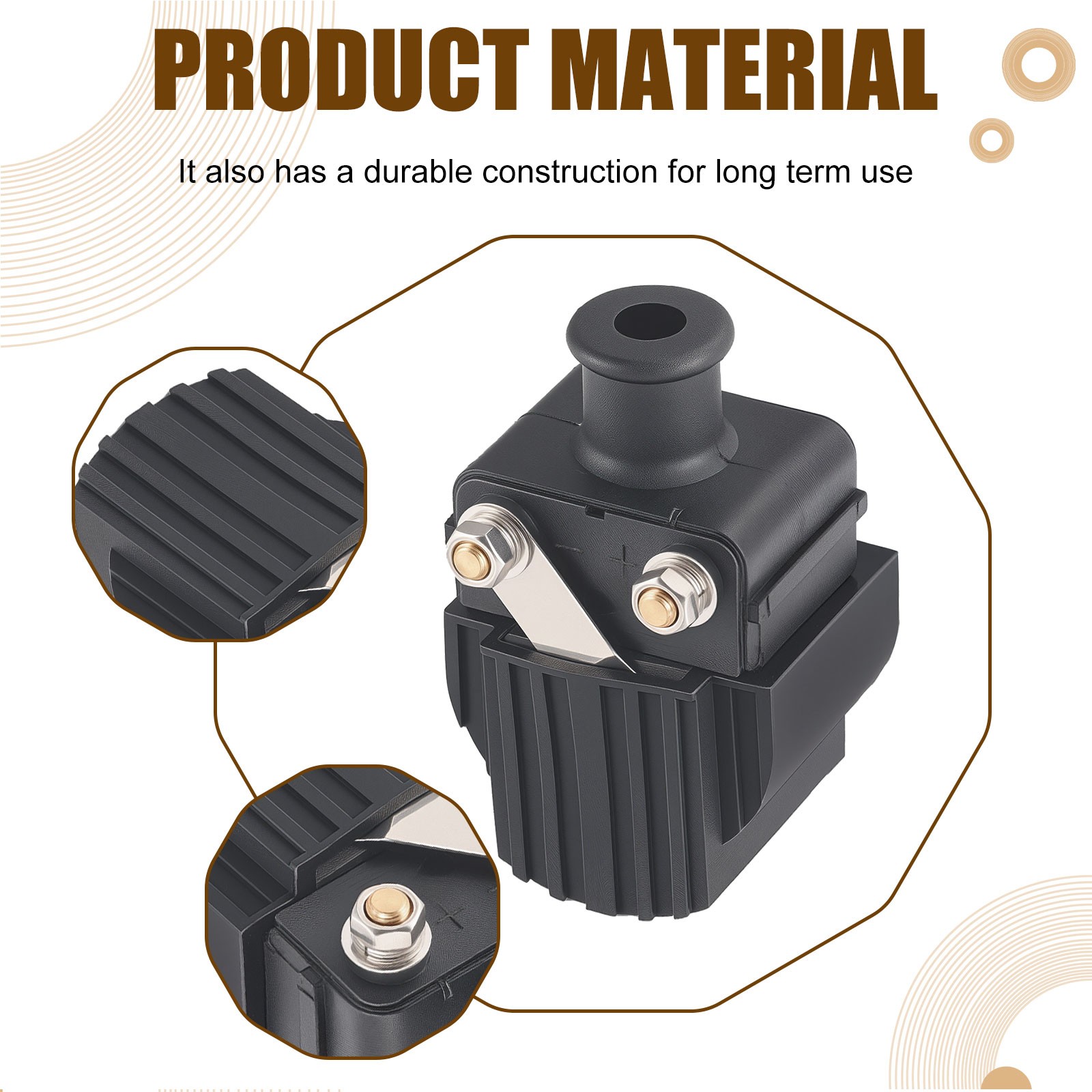 Ignition Coil 339-7370A13 339-832757A4 For Mercury Mariner 25HP Outboard Boat