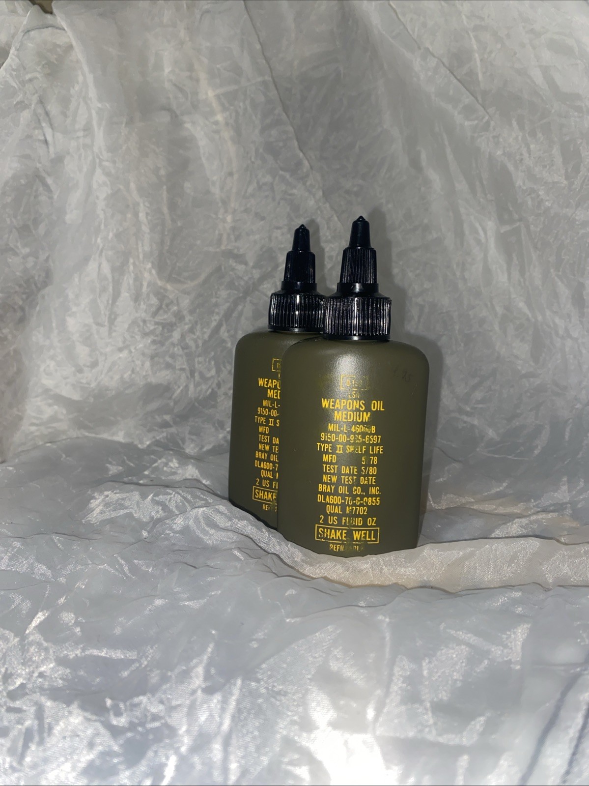 LSA Weapons Oil Medium 2 OZ   Bray Oil Company Vintage 2 Ounces