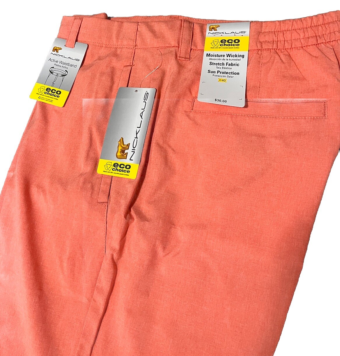 NWT Mens Dress Shorts By Nicklaus Multiple Sizes!!