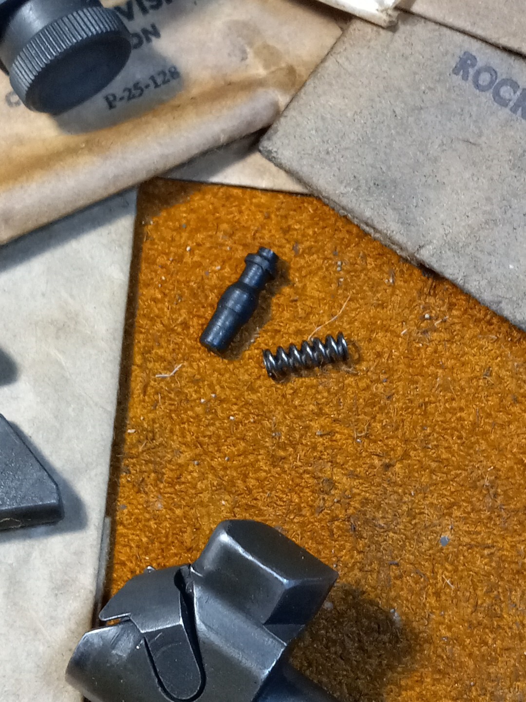 M1 Carbine Operating Slide Stop with Spring USGI NOS