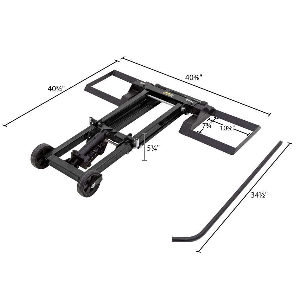 Guardian Hydraulic Lawn Mower Lift Jack