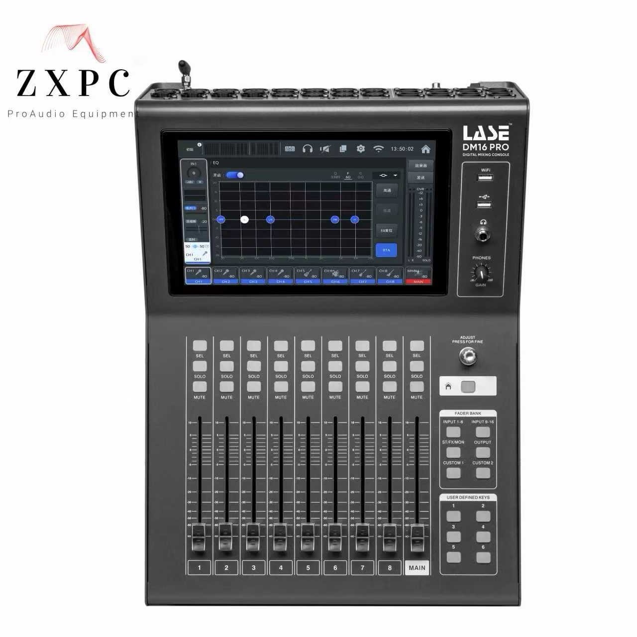 LASE DM16 PRO Multi-Functional Digital Mixing Console W/ 8 Effects 8 XLR Output