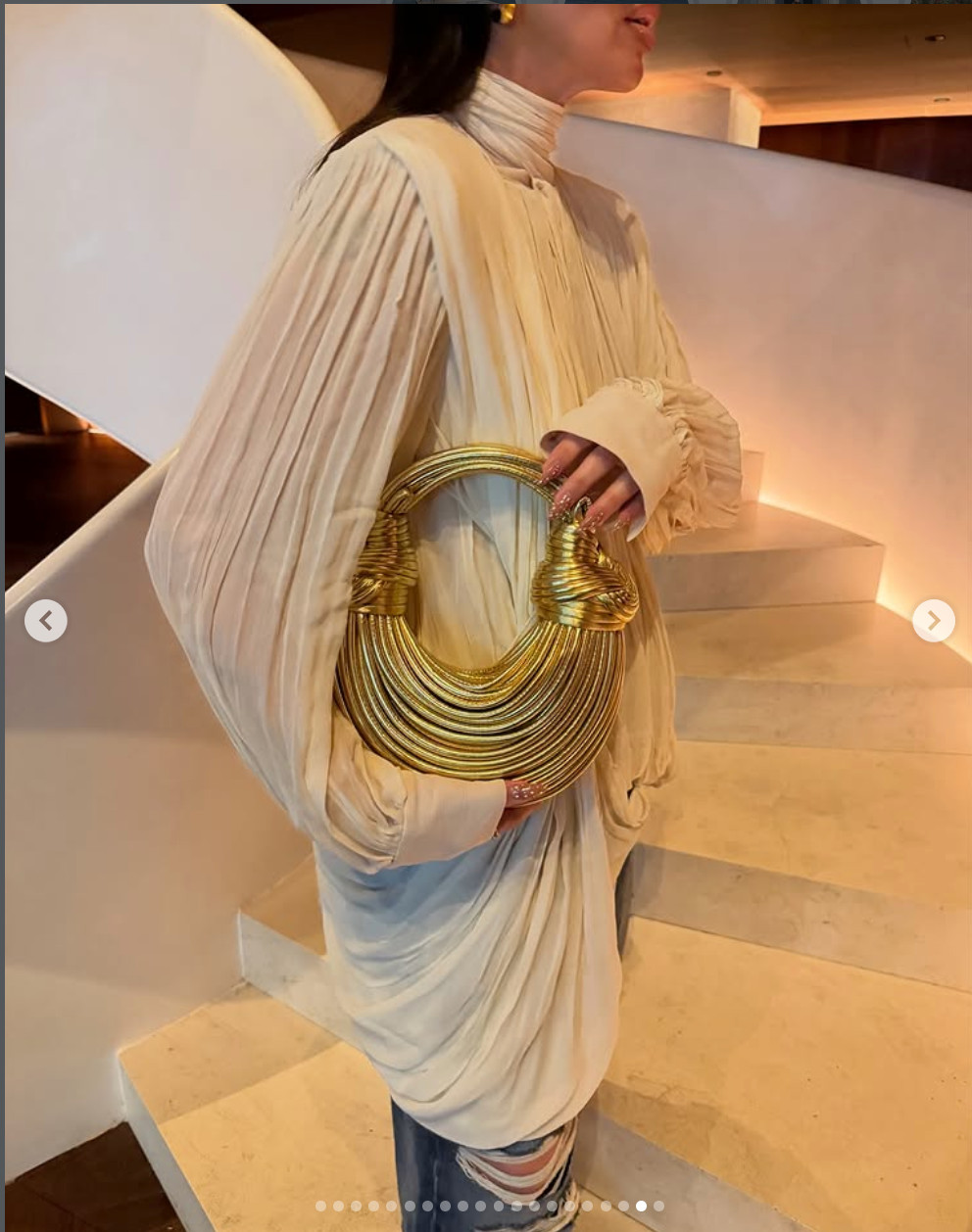 ZARA NEW WOMAN DRAPED SHOULDER PAD BLOUSE ZW LIMITED IVORY XS-L 1080/219/741