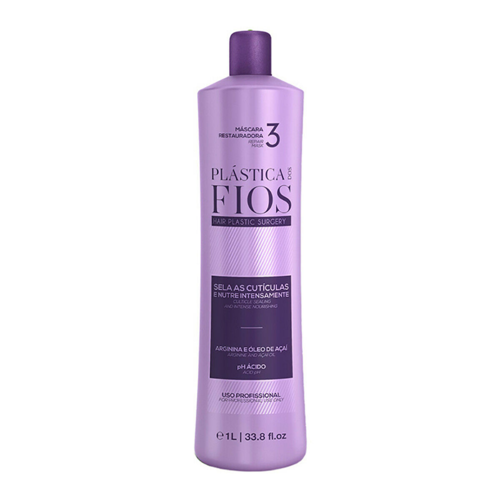 Cadiveu Plastica dos Fios Straightener Brazilian Keratin Hair Treatment 3x 1L