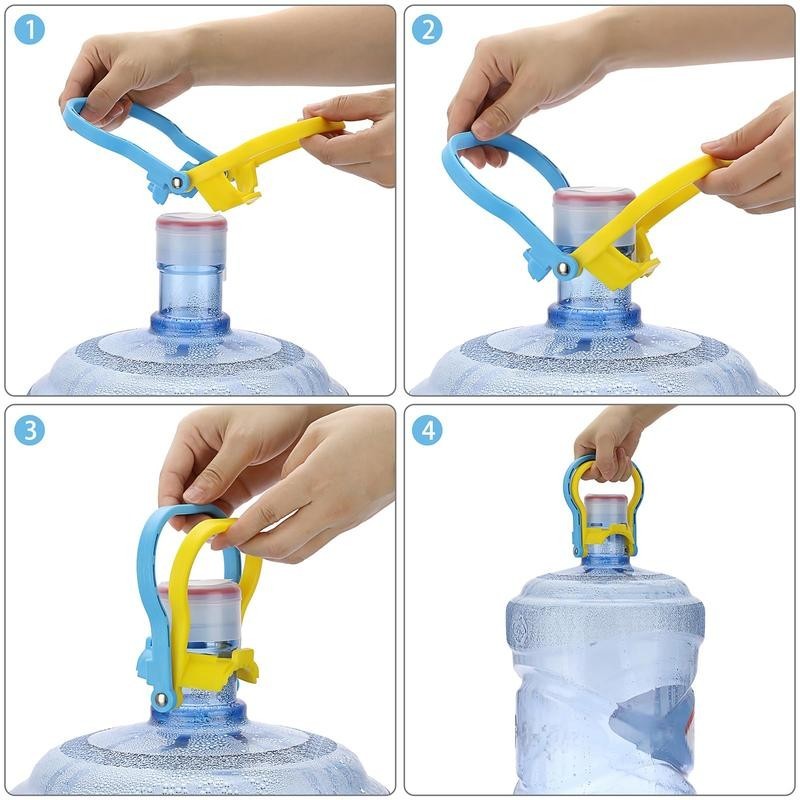 2-Pack Ergonomic Water Bottle Handle – Easy-Carry Tool for 5-Gallon Jugs