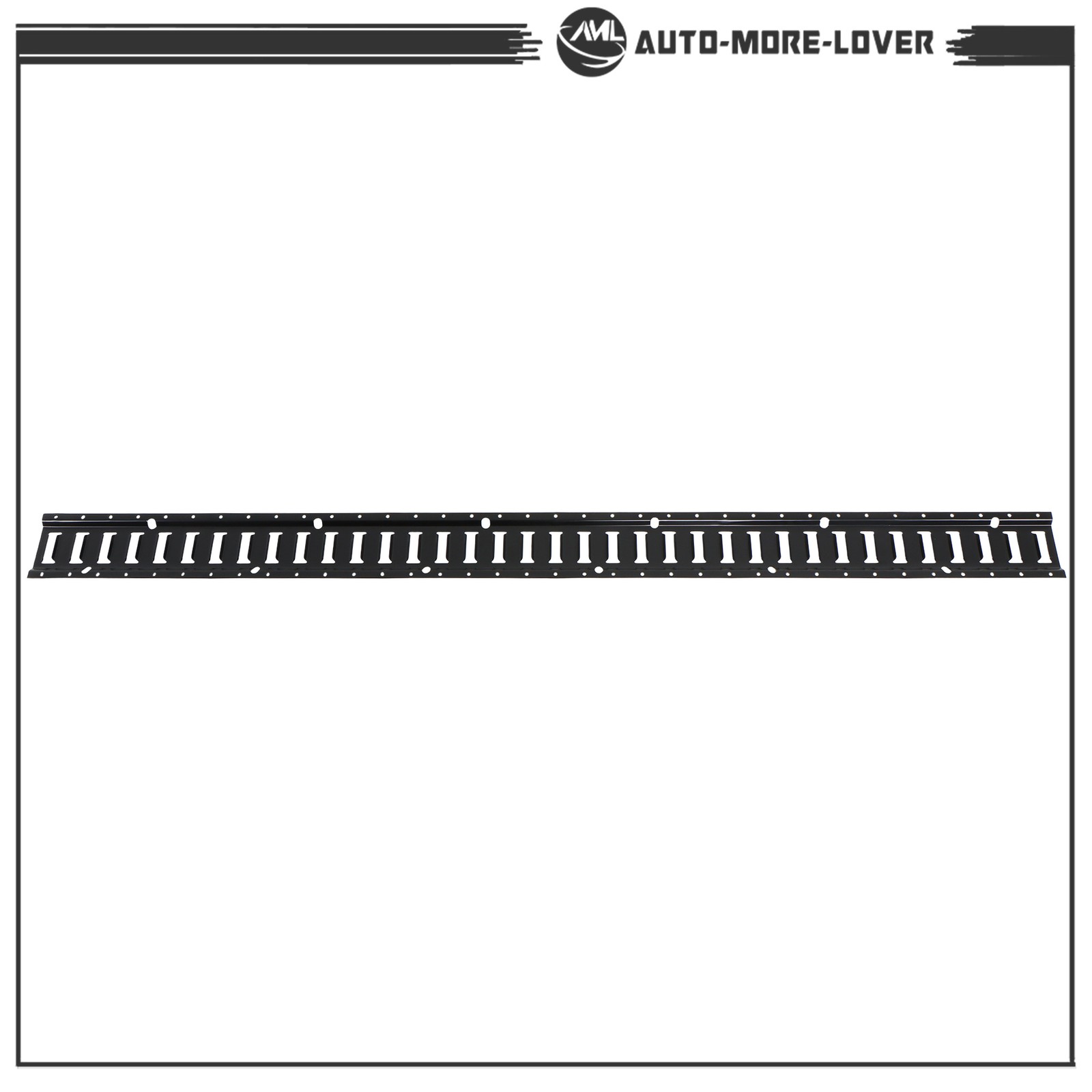 6 Feet Long E Track Tie-Down Rails BLK Finish 8 Pack For Cargo Management System