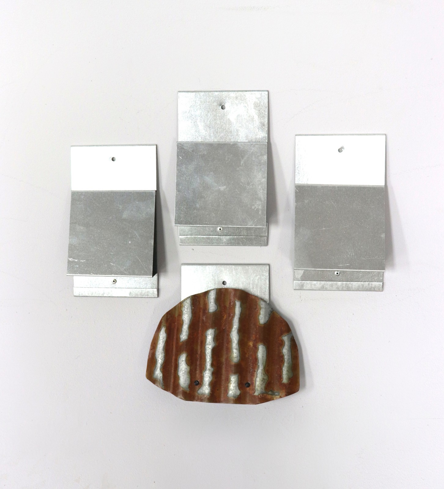 Turkey Fan Mounting Kit. Multiple Fan Display System 4 Fan System Rustic Tin