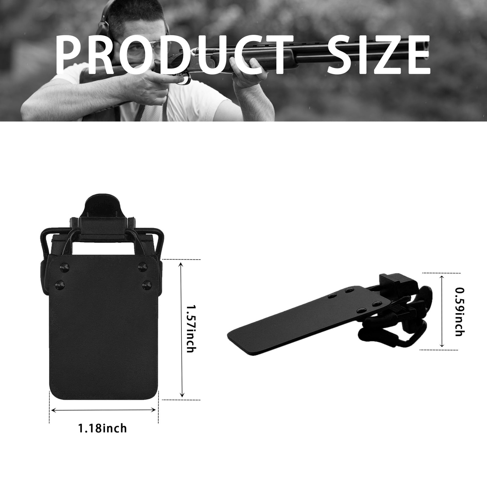 Shooting Glasses Blinders International Standard Eye Patch for Sports 2 Pk