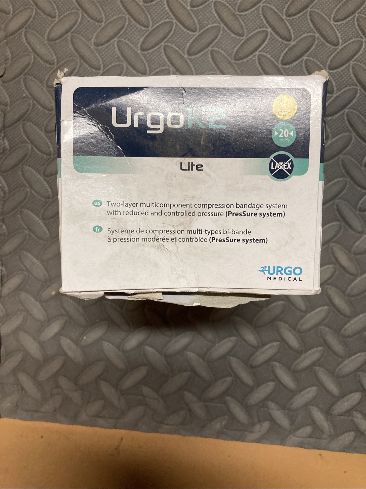 UrgoK2 lite Dual Compression System - 553245 4" 10 cm 20 mm/hg Torn Box Ex 2027