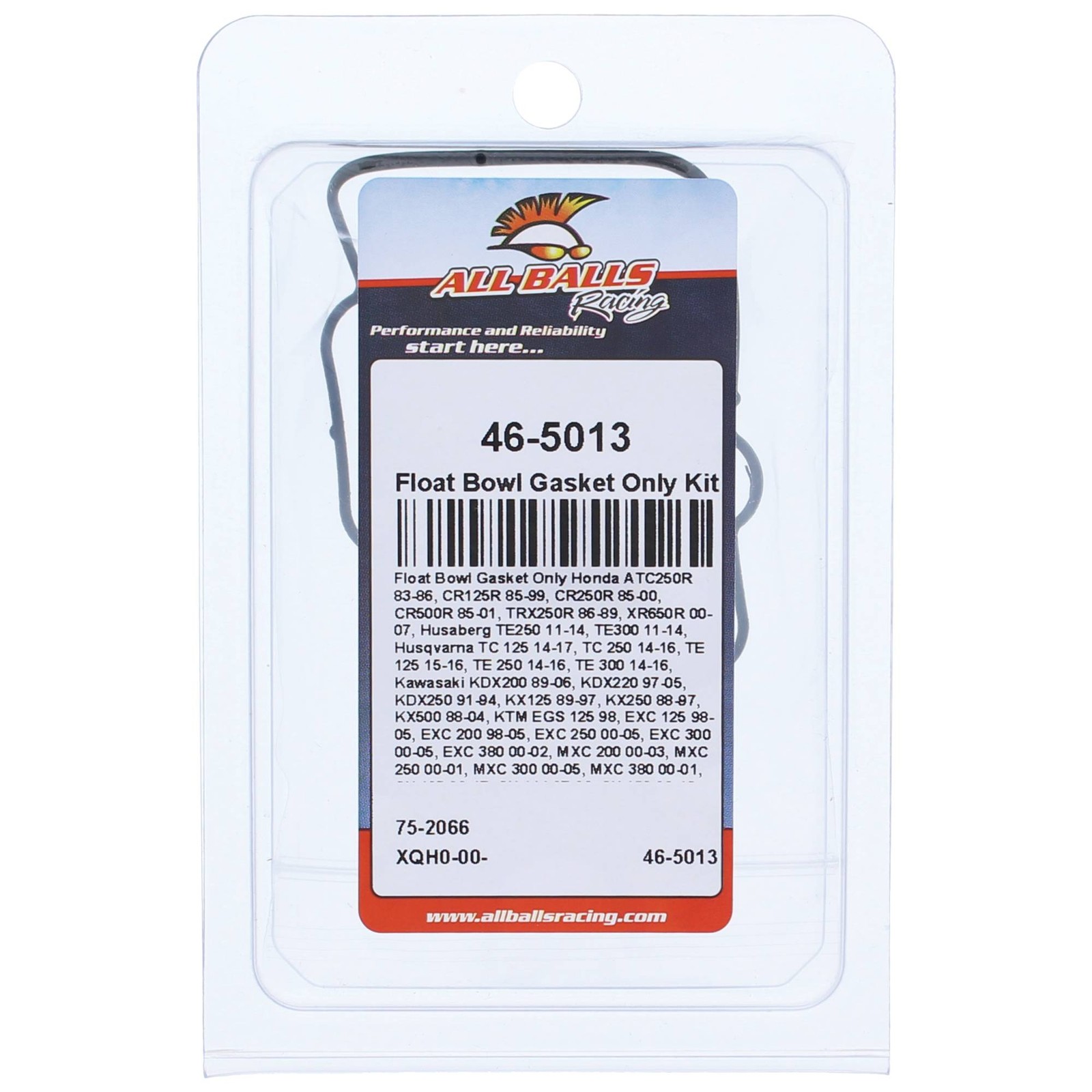 All Balls Float Bowl Gasket Only Kit (46-5013) for Kawasaki KDX200 89-06