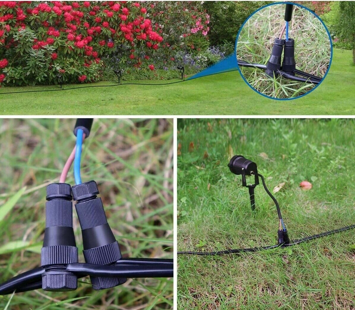 20-pack quick Light Wire Connectors for Landscape light 12-16 Gauge -