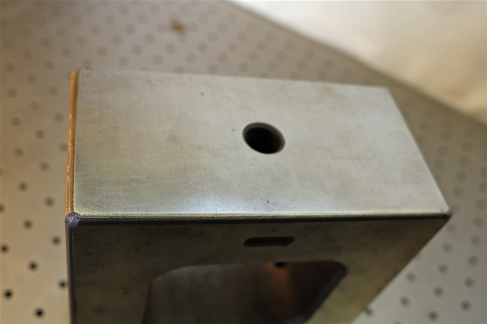 Jumbo Toolmaker Made 29 Lbs. Block, Fixture, Hardened & Ground - - E2868