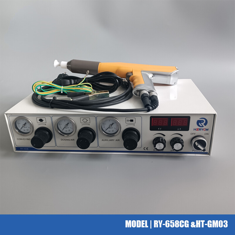 GM02 Powder Coating Gun Kit And Electrostatic Powder Coating Machine