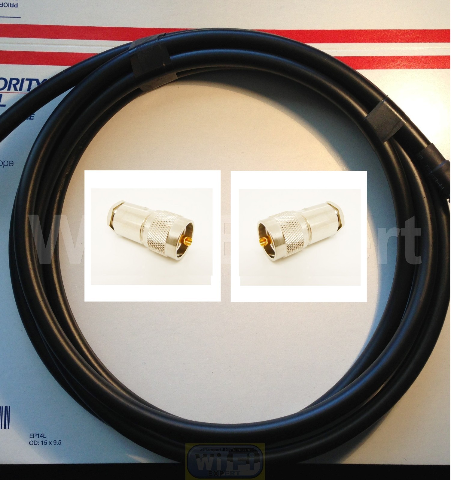 TIMES® 200 FEET LMR400 50 Ohm Coax Cable PL259 CB Ham Radio Antenna Wire UHF VHF