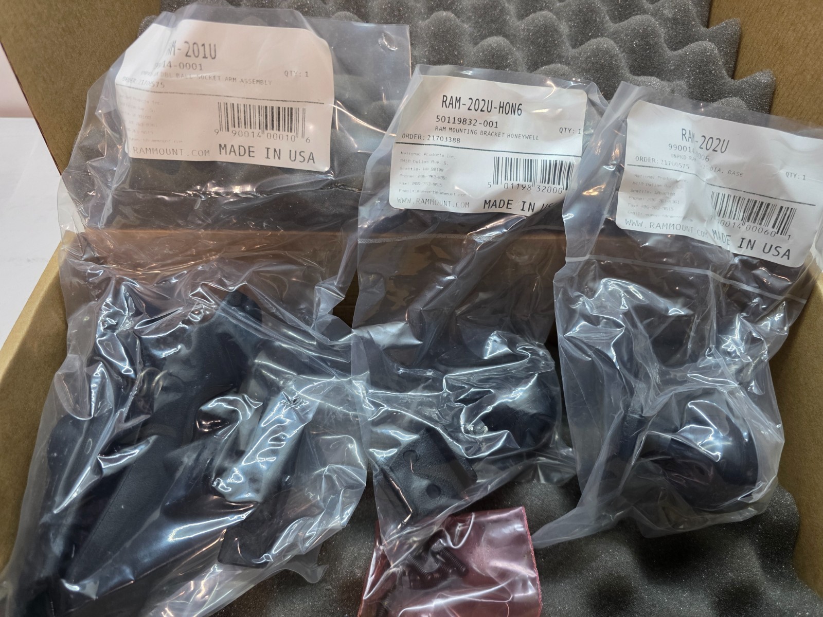 Honeywell Mount Kit VM3010BRKTKIT for VM1, VM1A, VM3, VM3D Dock