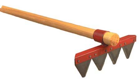 COUNCIL TOOL LW12-60 Fire Rake,Wood,5'L 8CCU0