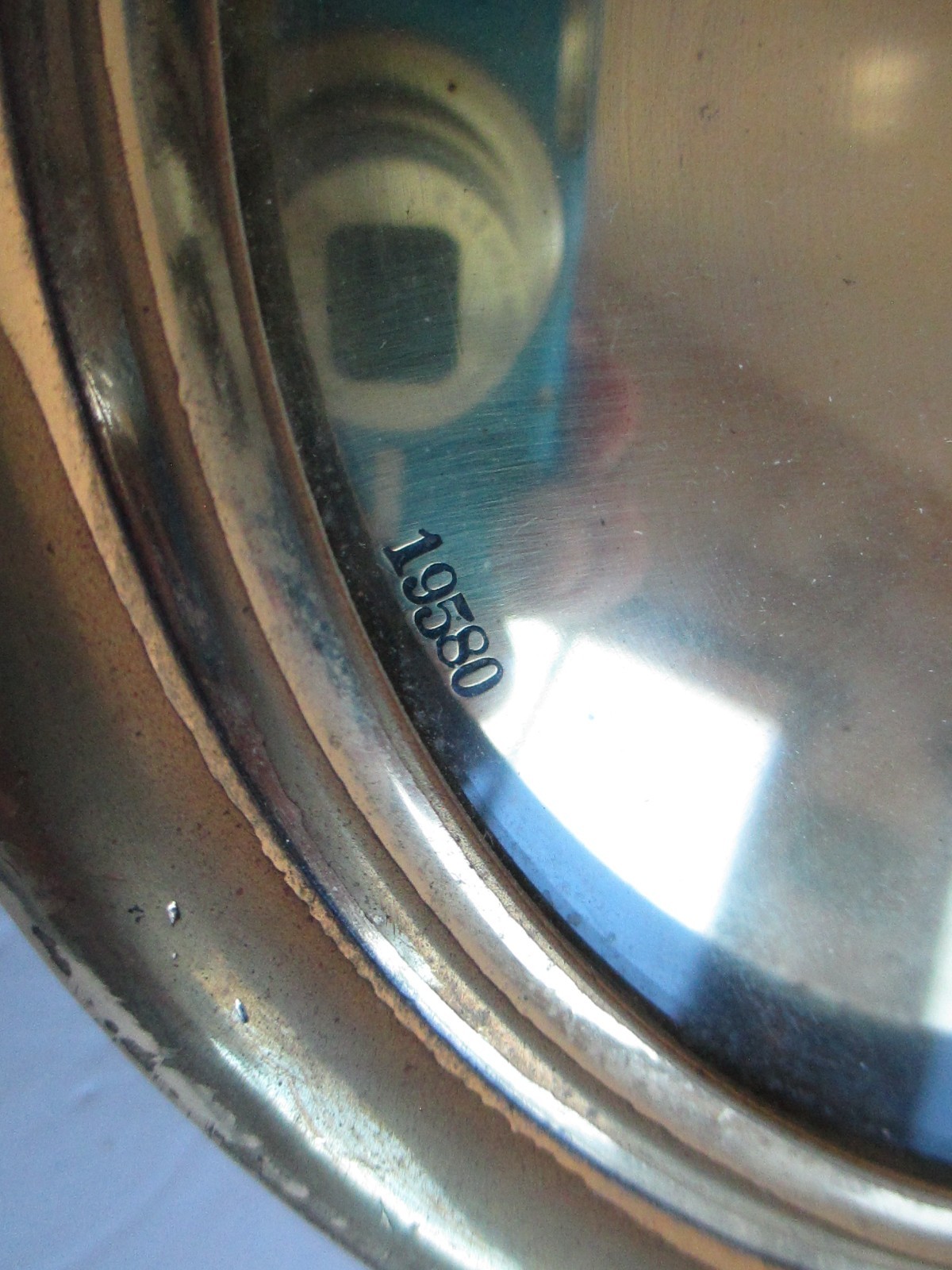 Vintage Brown Instrument Co. Gauge Steam Brass Ship Steam Train Philadelphia PA