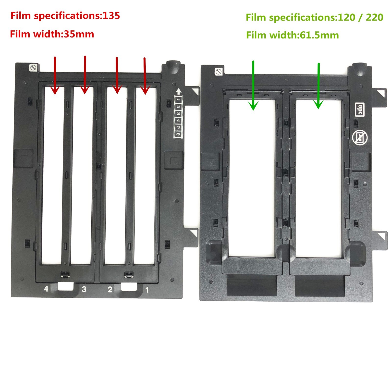 35mm 135/120 220 Photo Negative Film Holder Guidefor EPSON V700 V750 V800 V850