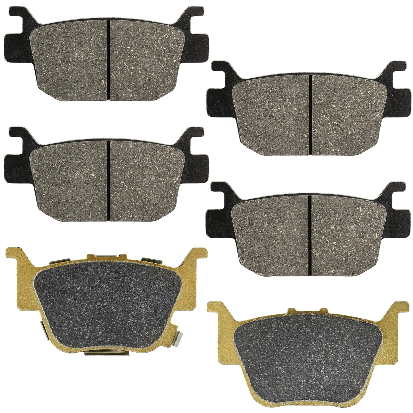 Caltric Rear & Front Left Right Brake Pads for Honda Rincon 680 TRX680 2006-2023