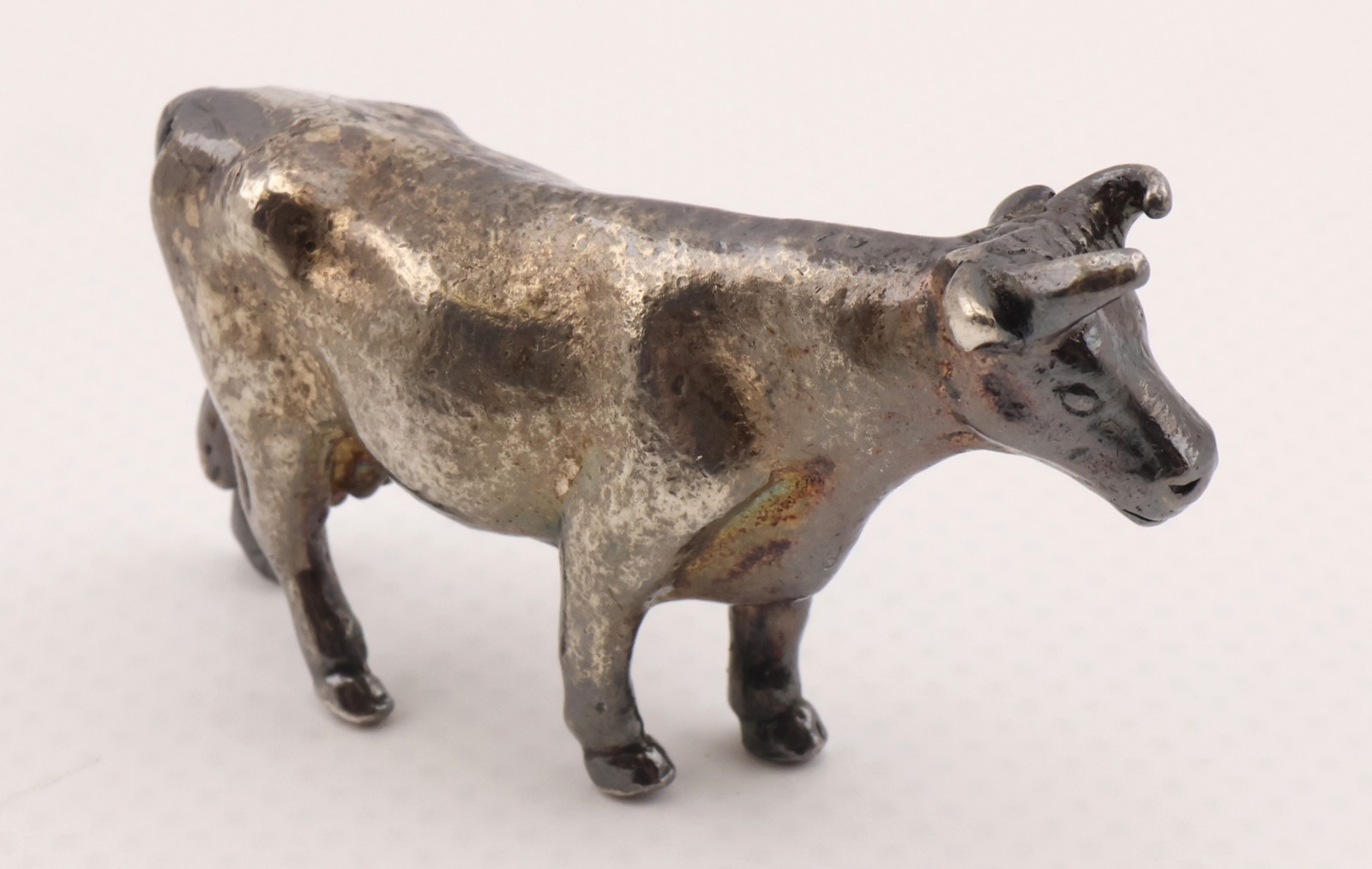 Dublin Ireland Sterling Silver Bull Figurine 1.8 ozt