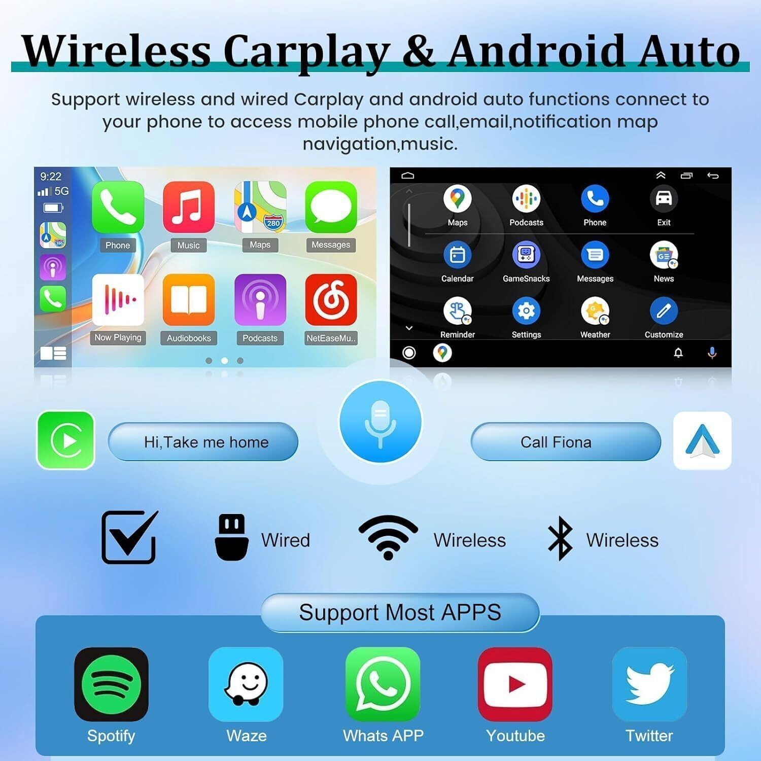 8Core Android 15 Apple CarPlay Radio Stereo For 2005-2007 F-250 F-350 Super Duty