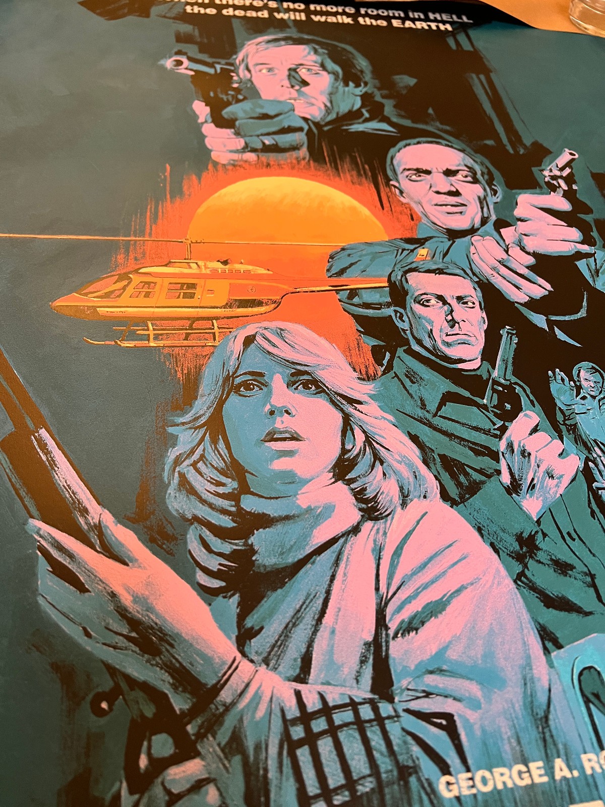 BNG x ISH - DAWN OF THE DEAD (1978) Print by Paul Mann (EMERALD Variant #69/175)