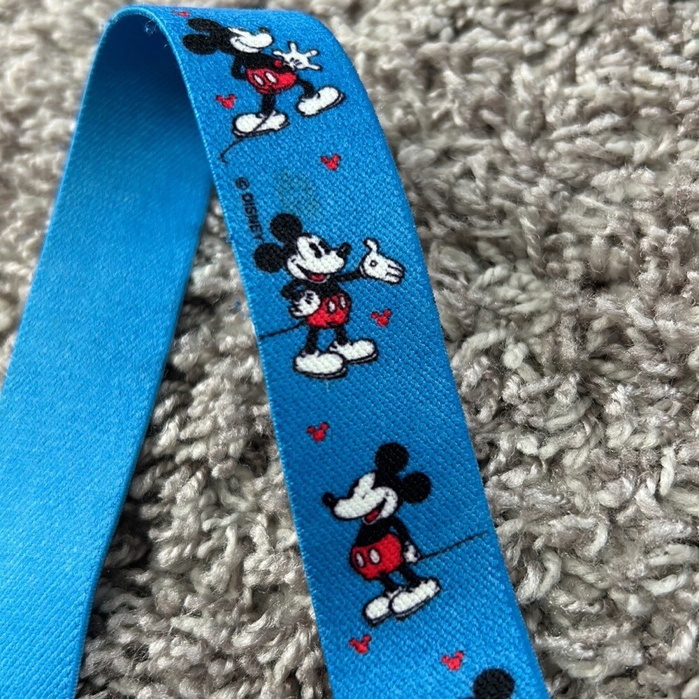 Disney Mickey Mouse suspenders little boy blue stretch