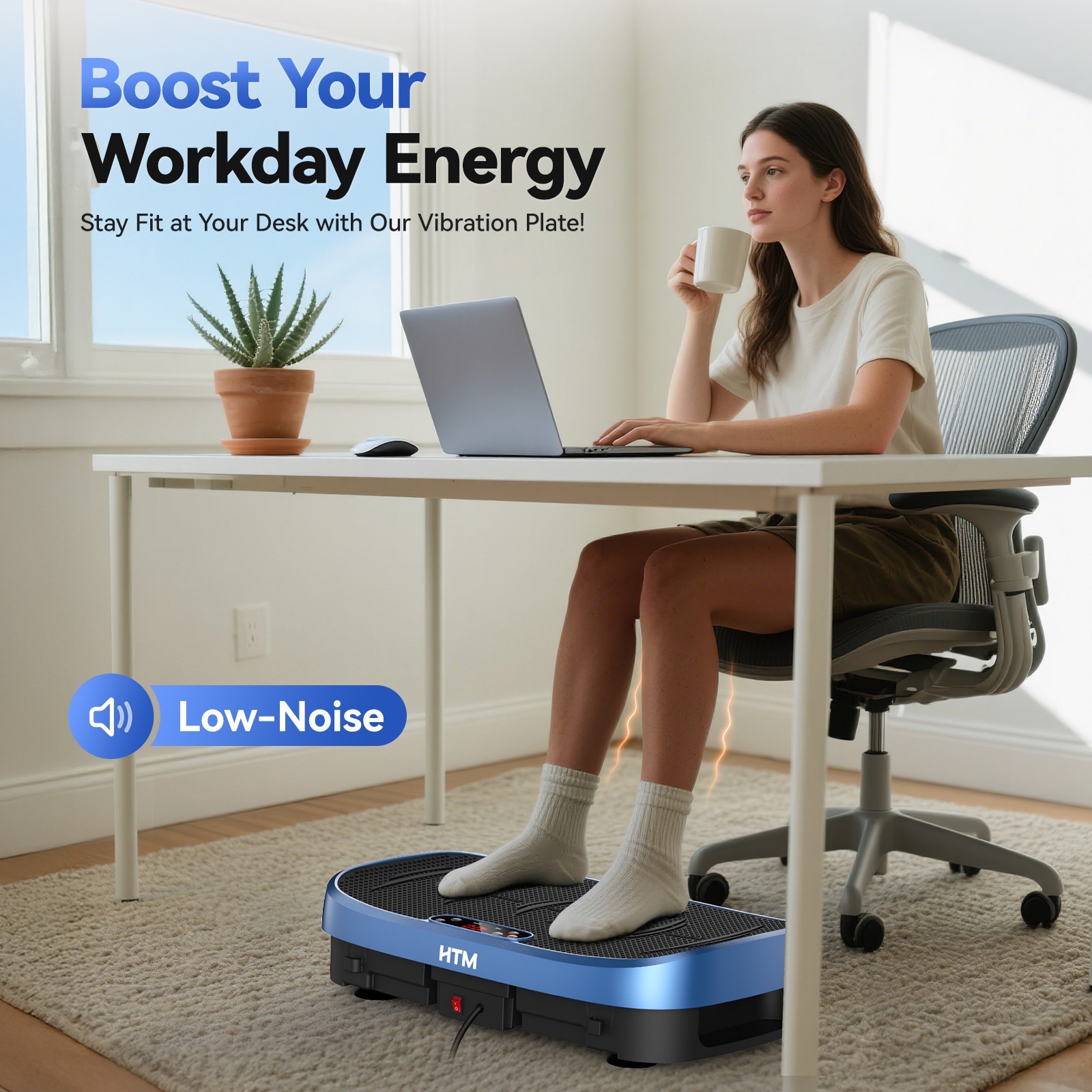 Vibration Plate Exercise Machine Curved Vibration Plate for Lymphatic Drainage